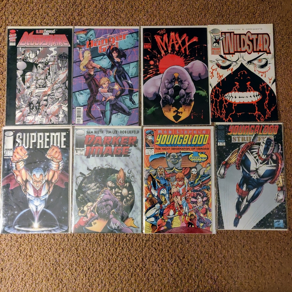 Lot of 8 Image Issue #1 Comic Books